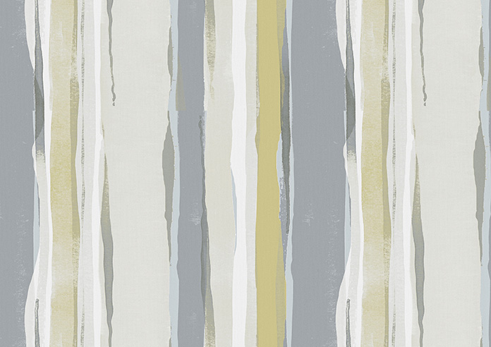 Waterfall Stripe, Ochre - Twist&Fit Roller Blind - Image 6